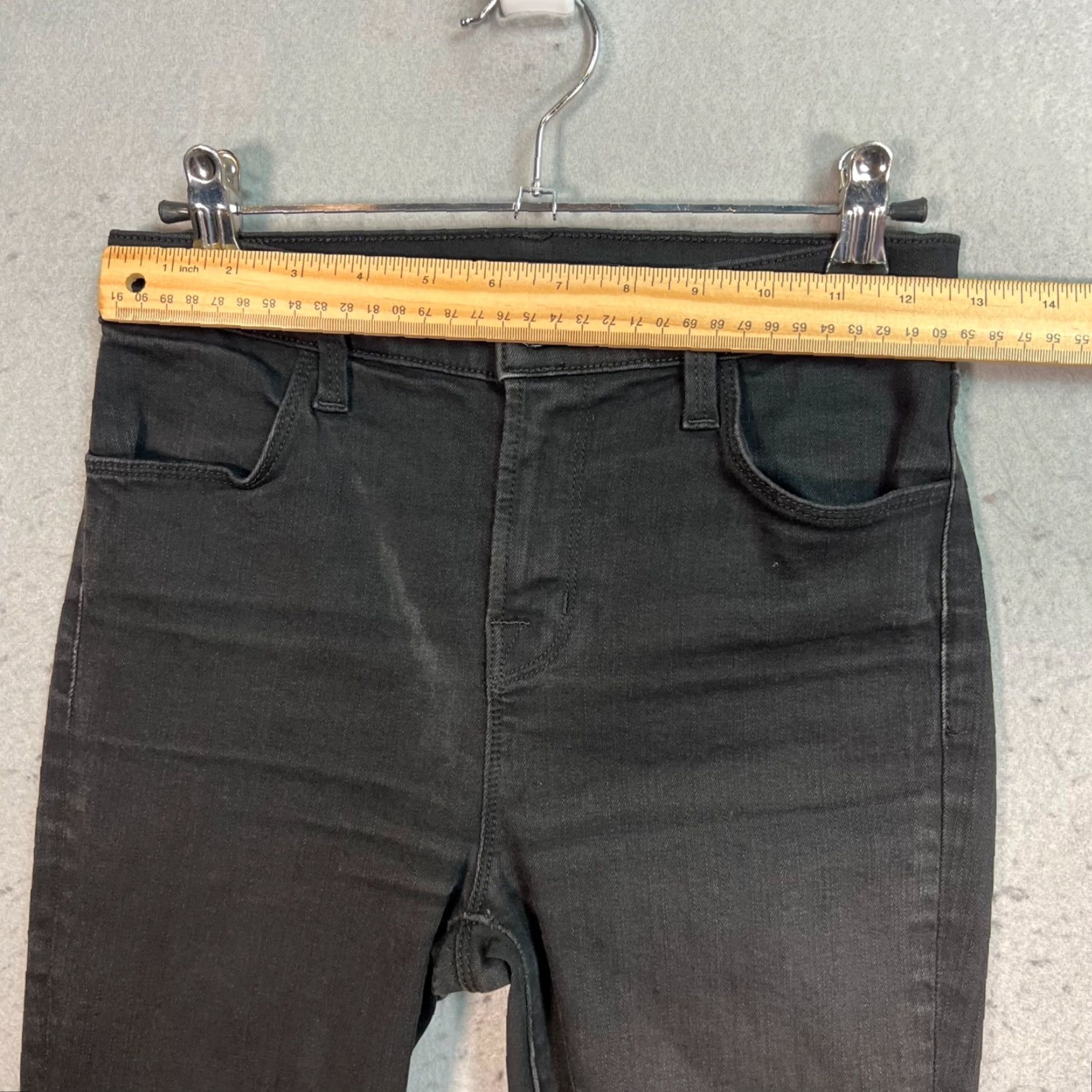 J Brand J Brand Alana Womens Black Mid Rise Skinny Jeans Size 26 Denim Size 26" / US 2 / IT 38 - 7 Thumbnail