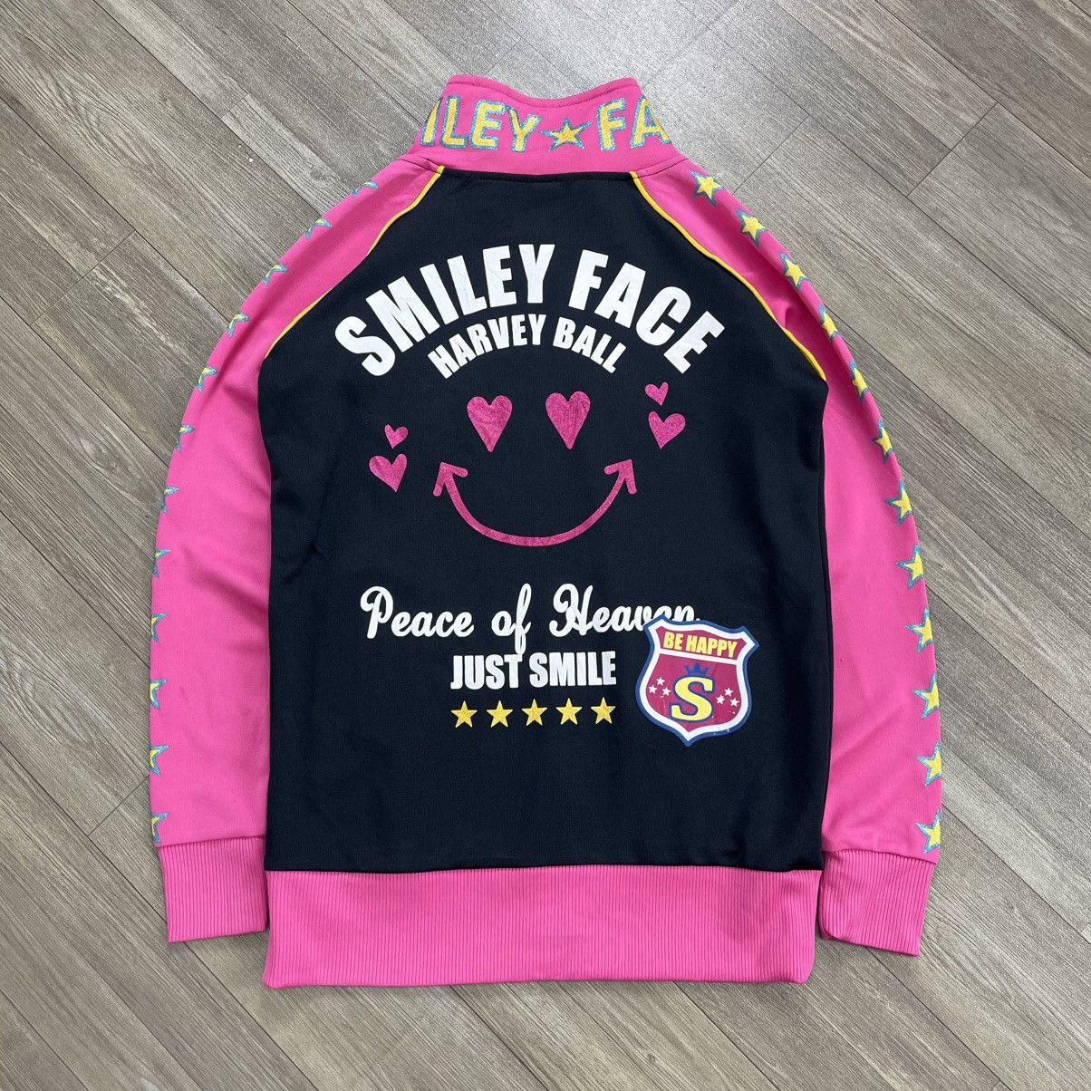 Angel Blue 2000s Hysteric Glamour Style Smile Face Star Track Jacket Size US S / EU 44-46 / 1 - 2 Thumbnail