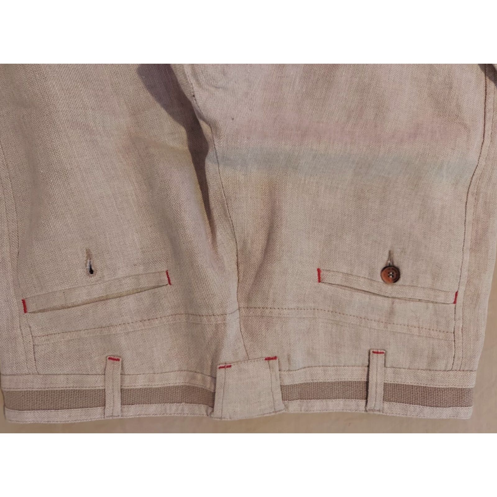 Zara Zara Mens Linen Dress Pants 30x34 32x34 Khaki Slack Chino Trouser Size US 30 / EU 46 - 2 Thumbnail