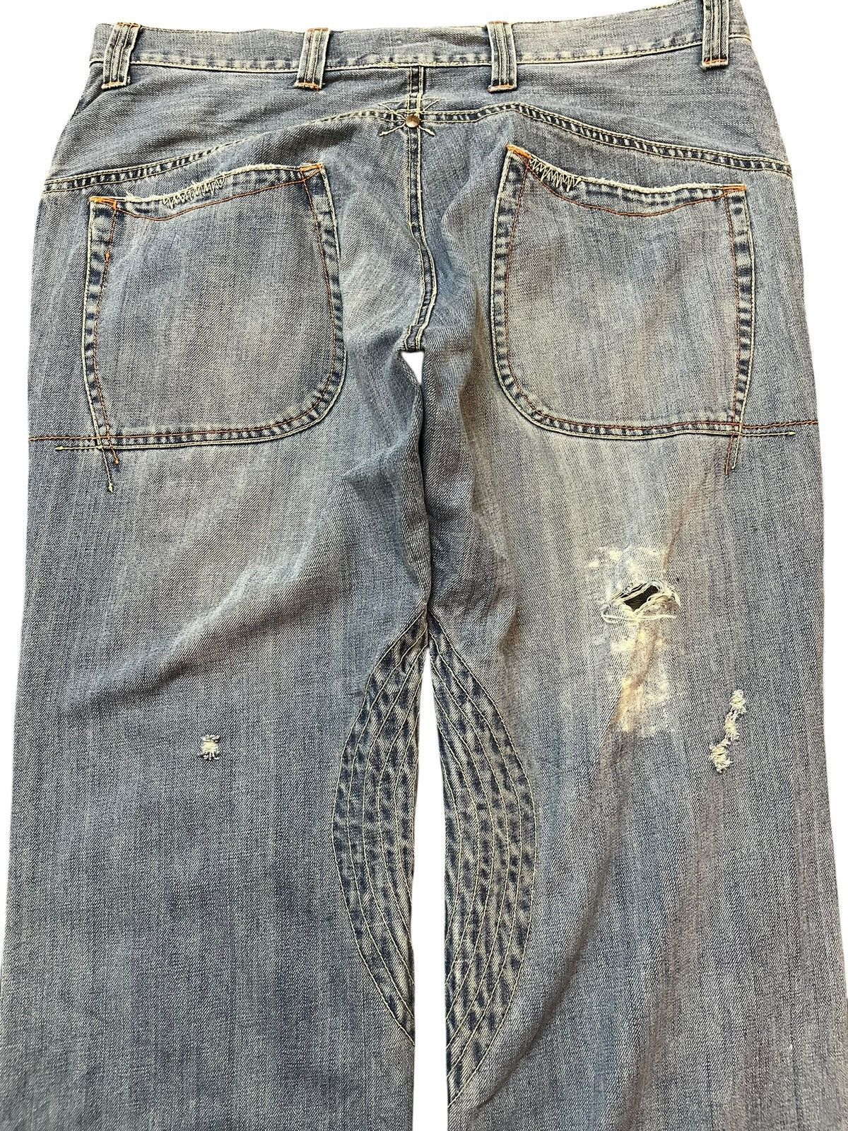 Beauty Beast Vintage Ikka Baggy Wide Leg Avant Garde Grunge Denjm Size US 38 / EU 54 - 7 Thumbnail
