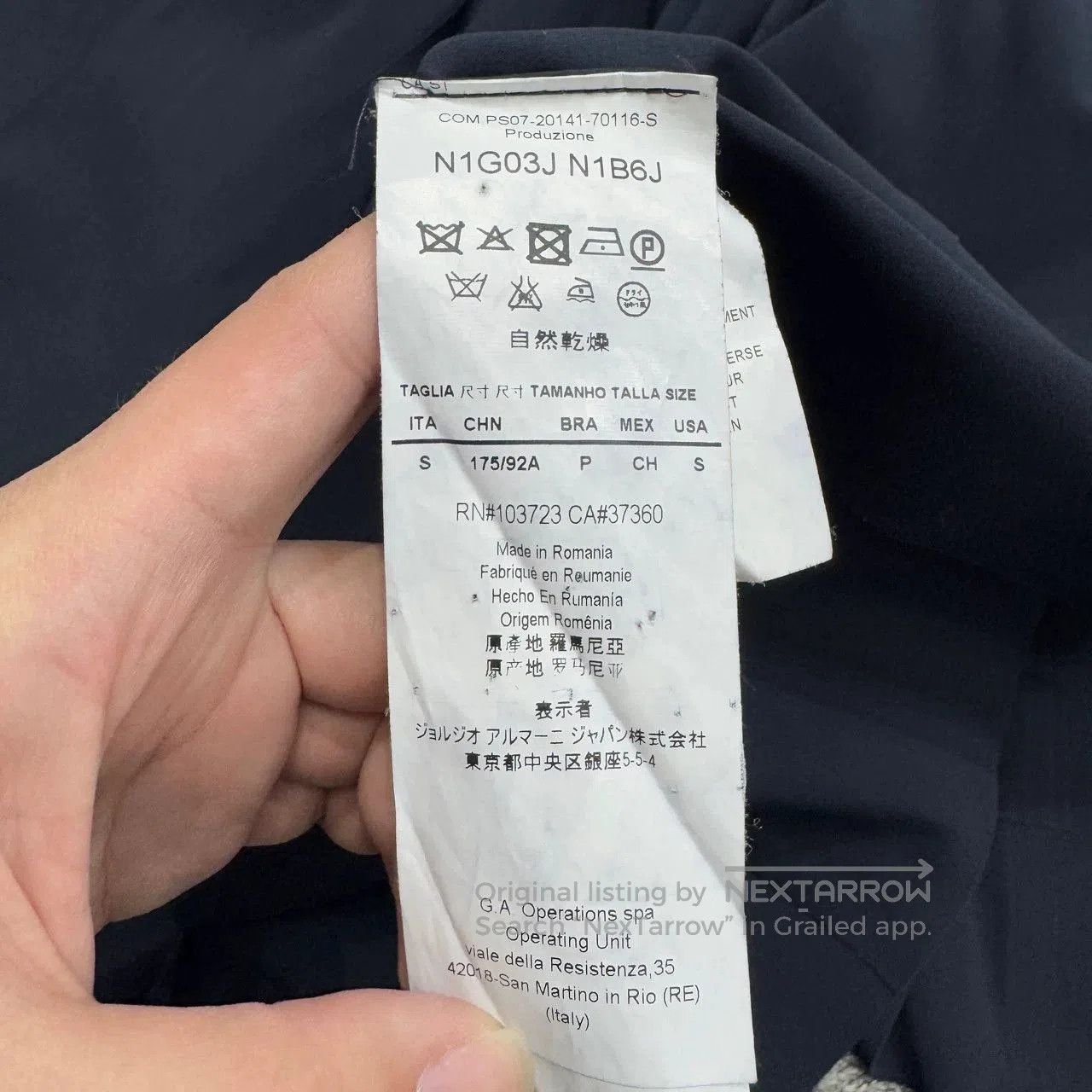 Emporio Armani Emporio Armani Solid Color Blazer. Size US S / EU 44-46 / 1 - 3 Thumbnail