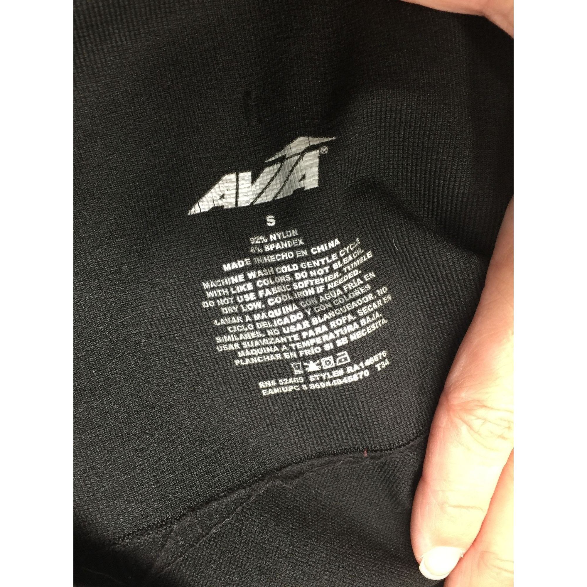 Avia AVIA Women's Black Leggings Size Small Size 27" / US 4 / IT 40 - 8 Thumbnail