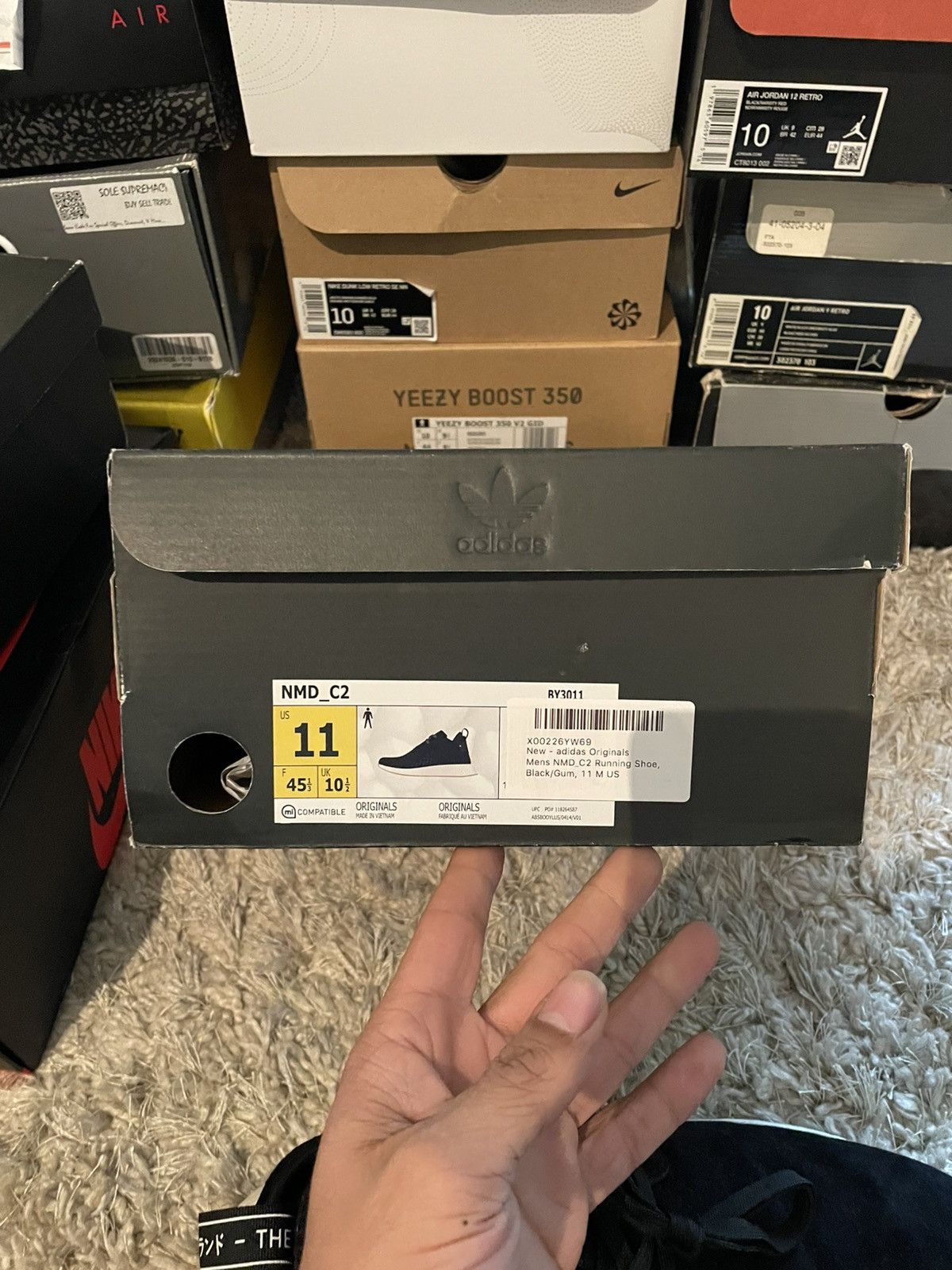 Adidas Adidas Nmd C_2 Black Size US 11 / EU 44 - 11 Thumbnail