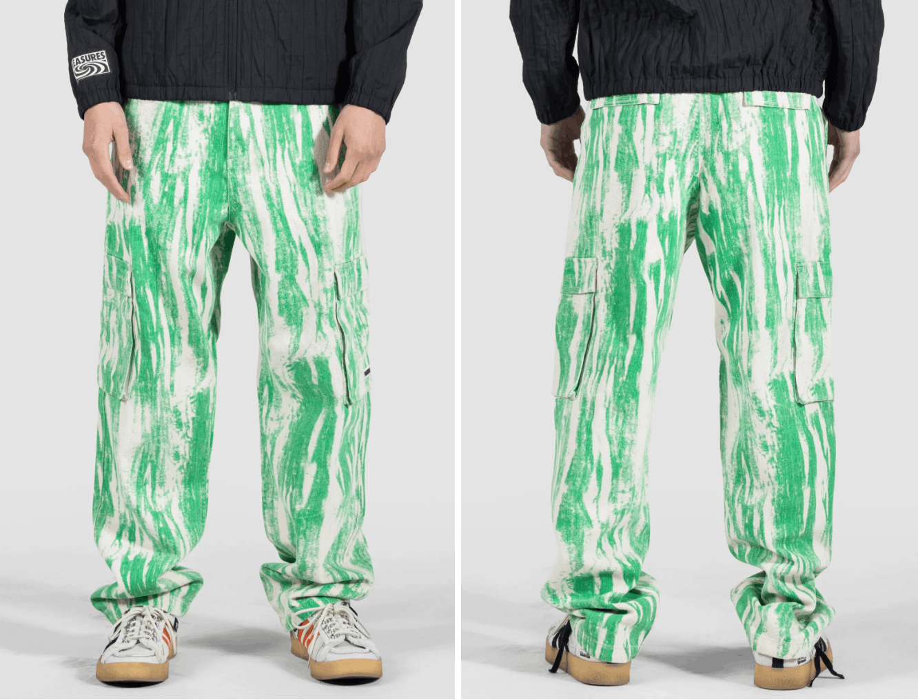 Pleasures Buzz Cargo Pants in Green Size US 32 / EU 48 - 4 Thumbnail
