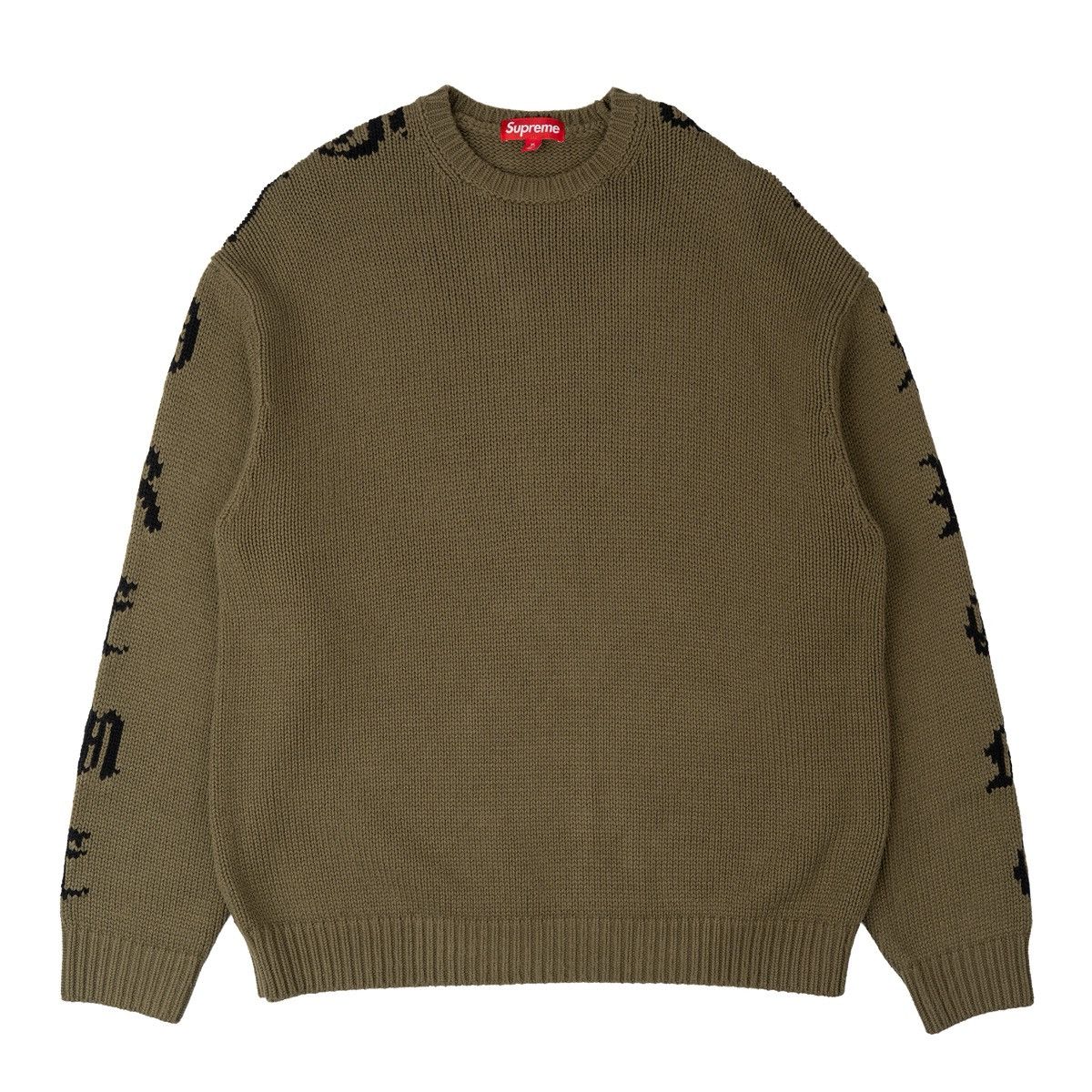 Supreme Supreme Old English Sleeves Sweater | Grailed