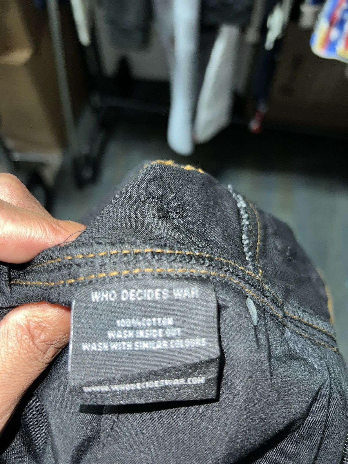 Who Decides War THREAD PLATE DENIM Size US 34 / EU 50 - 9 Thumbnail