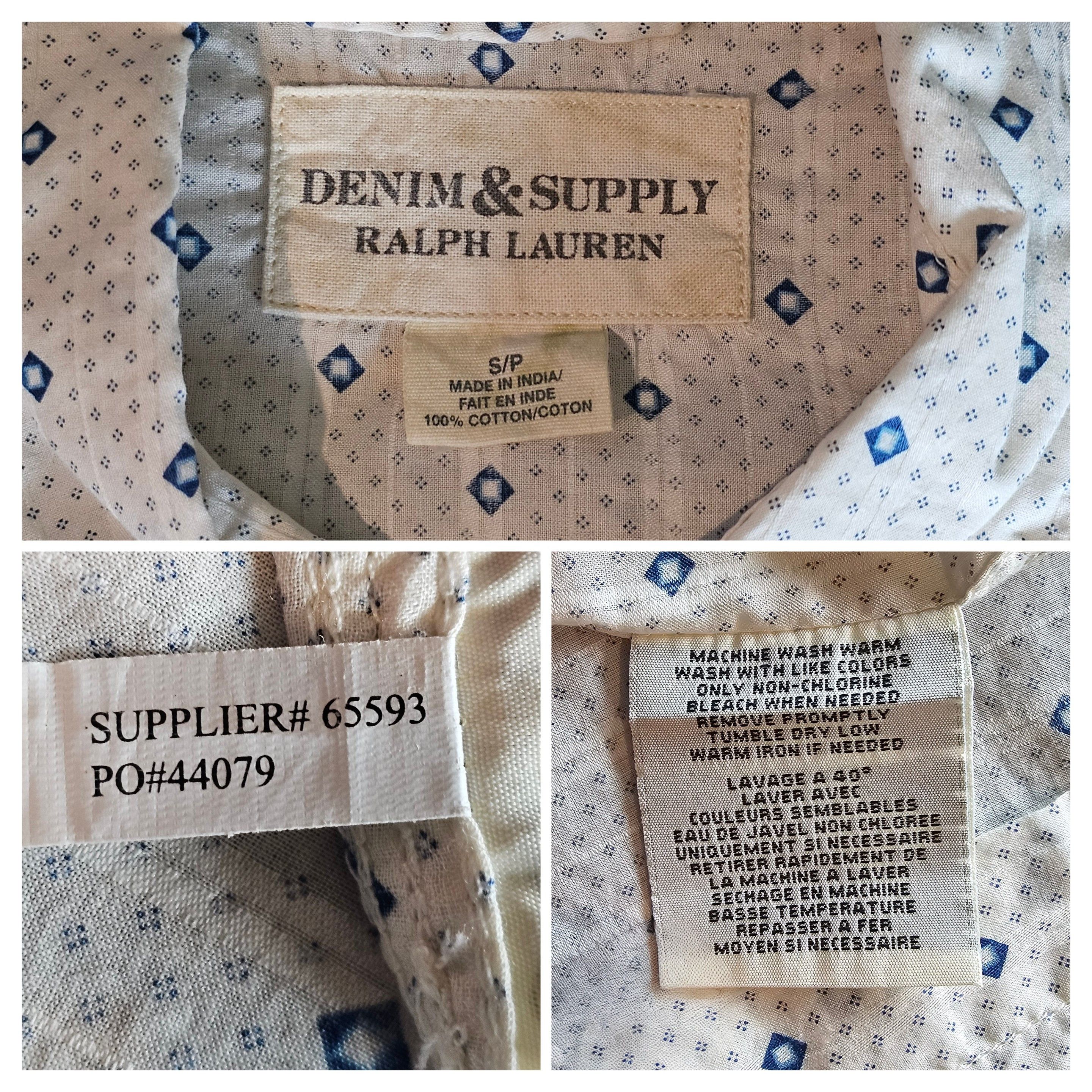 Denim & Supply Ralph Lauren Denim & Supply Ralph Lauren Western Pearl Snap Men's Sm Size US S / EU 44-46 / 1 - 7 Thumbnail