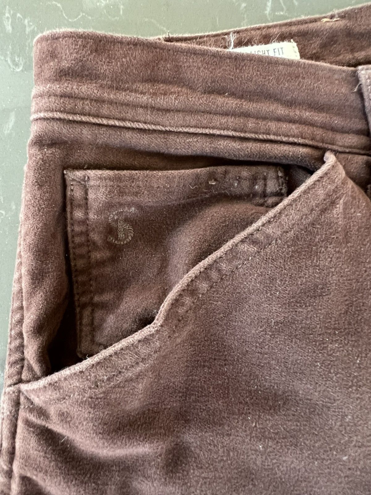 Todd Snyder Todd Snyder Italian Moleskin Carpenter Pants | Brown Size US 35 - 4 Thumbnail