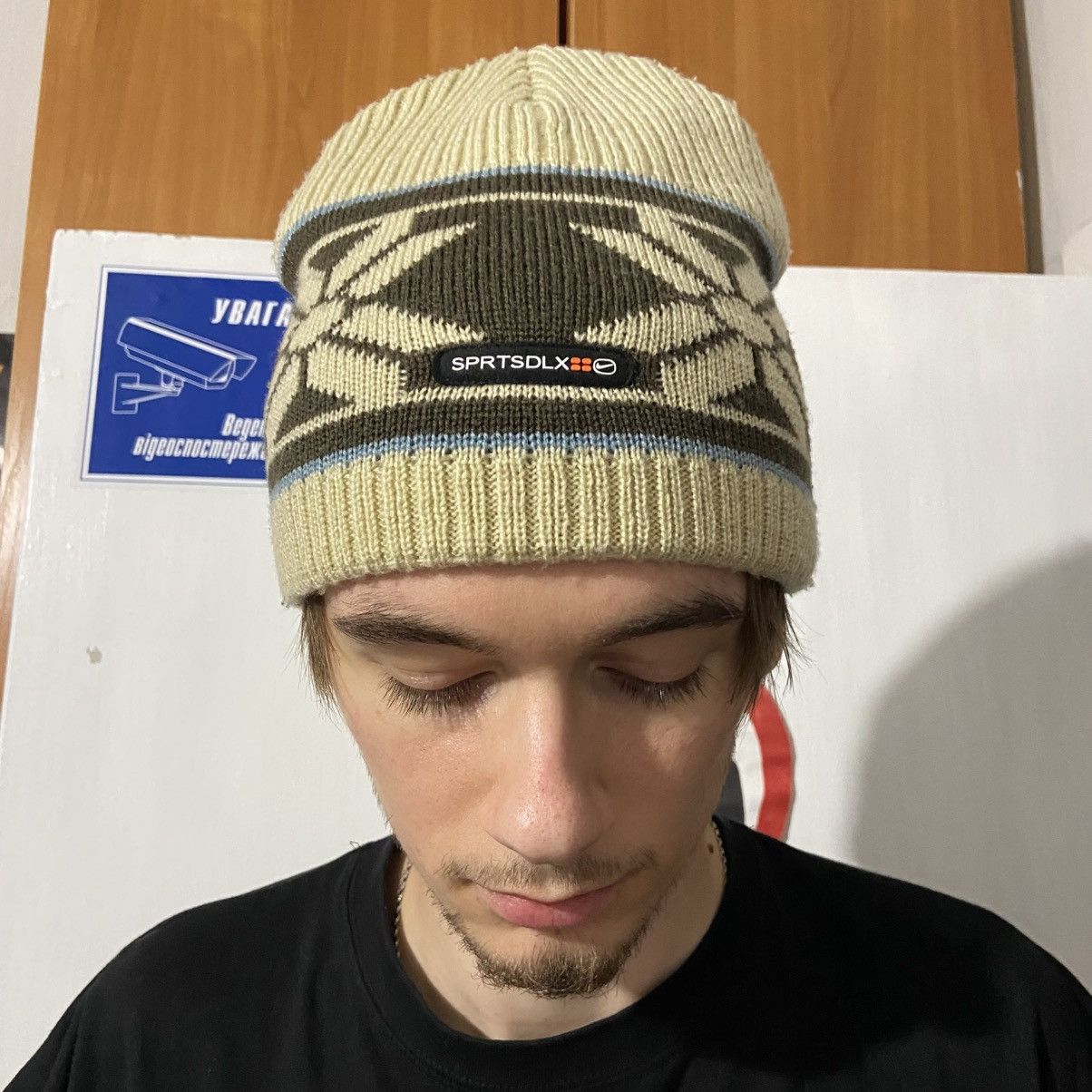 Nike 📌 Vintage Very Rare Nike Y2K 90s Beanie Hat Gum Swoosh Size ONE SIZE - 2 Thumbnail