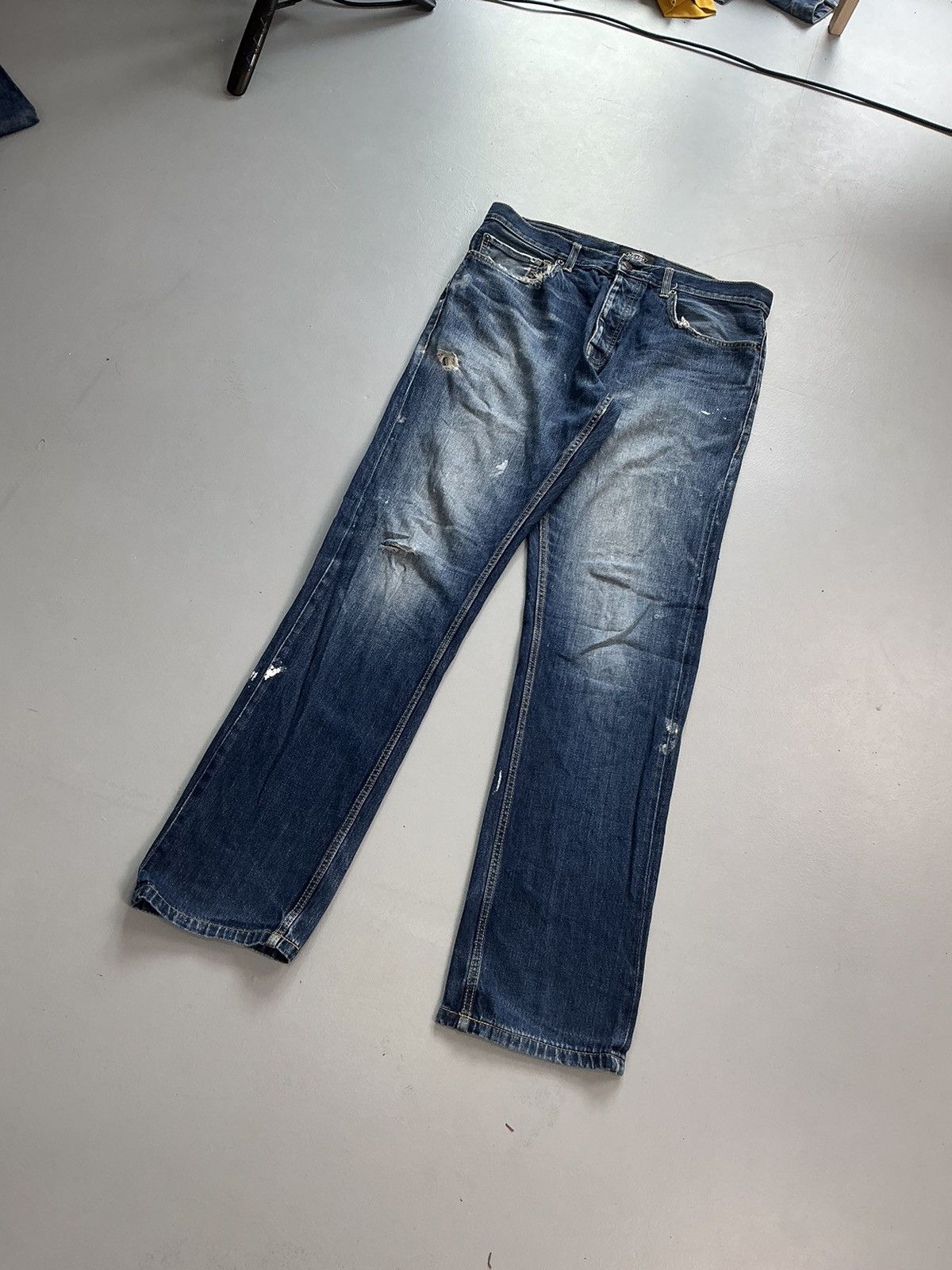 Dickies Vintage dickies distressed denim Size US 36 / EU 52 - 3 Thumbnail
