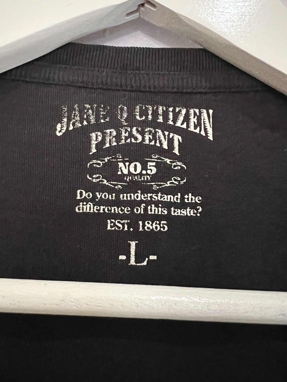 Japanese Brand JANE Q CITIZEN T-shirt Size US L / EU 52-54 / 3 - 3 Thumbnail