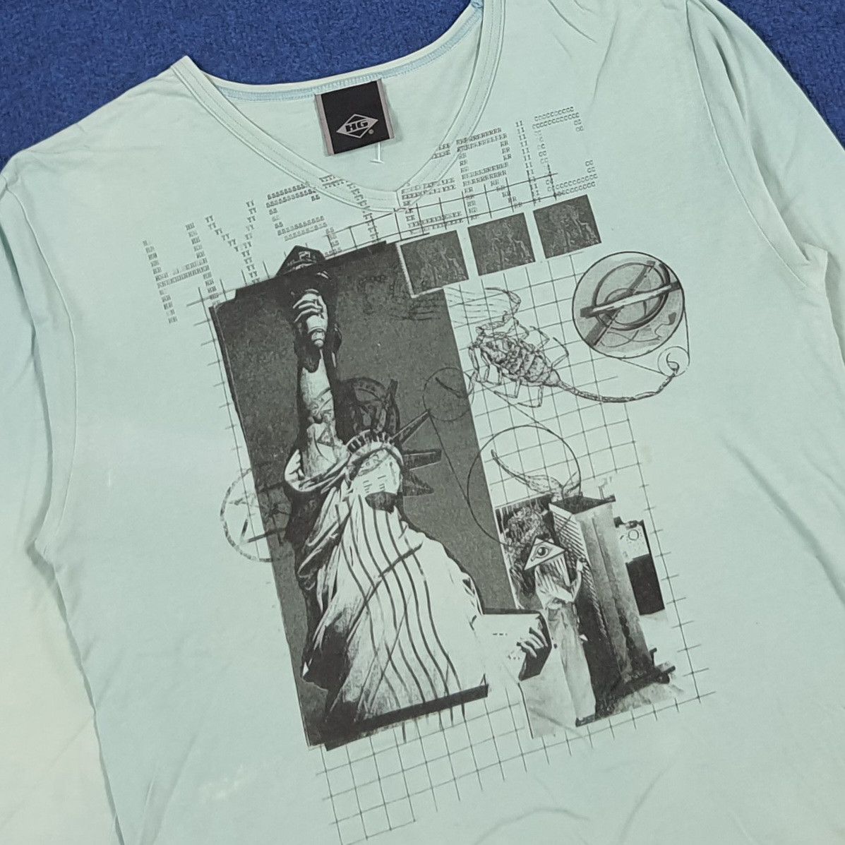 Hysteric Glamour Vintage Hysteric Glamour Illuminati Freemason Tshirt C299N50 Size US M / EU 48-50 / 2 - 2 Thumbnail