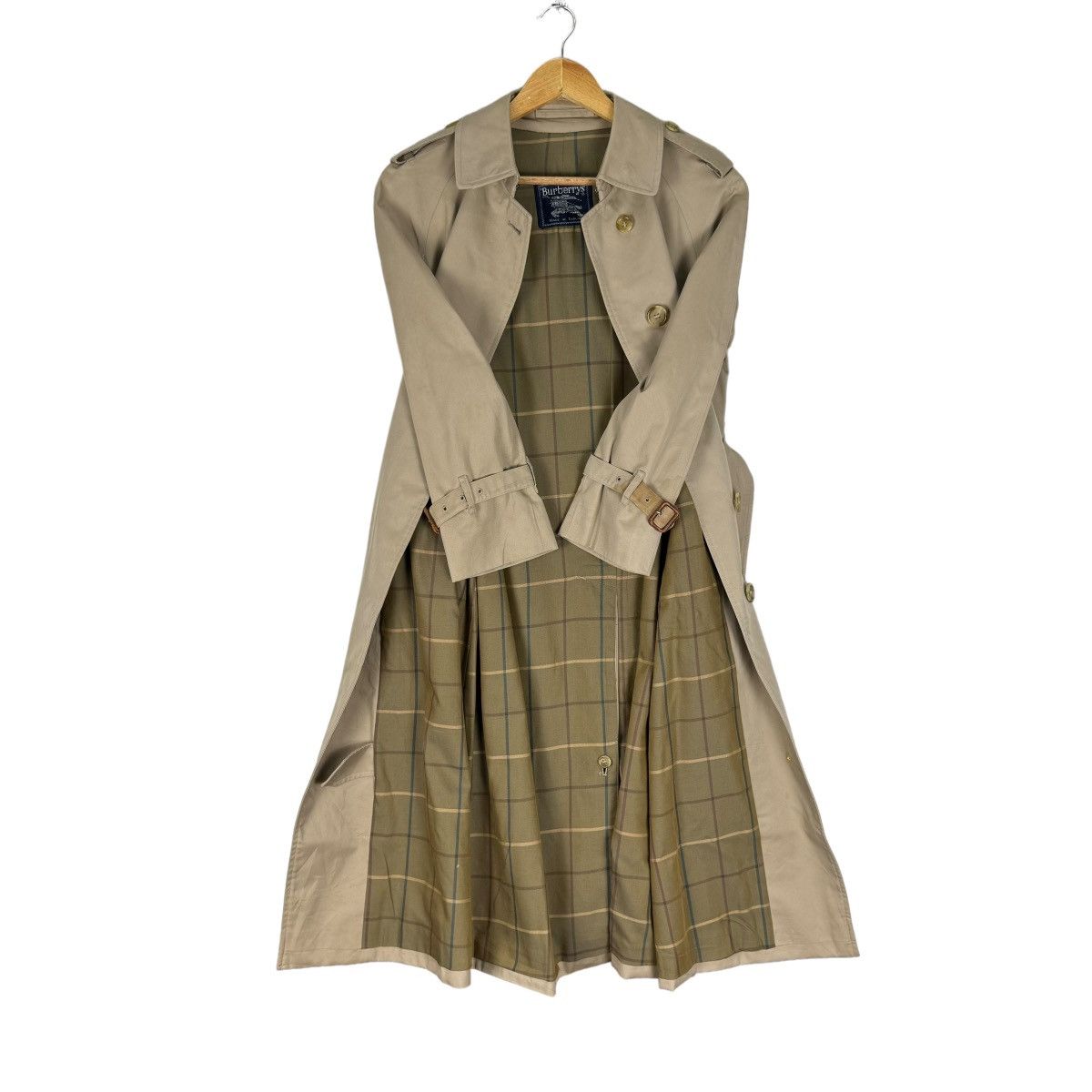 Burberry ⚡️BURBERRYS ENGLAND NOVA CHECKED TRENCH COAT JACKET Size S / US 4 / IT 40 - 1 Thumbnail