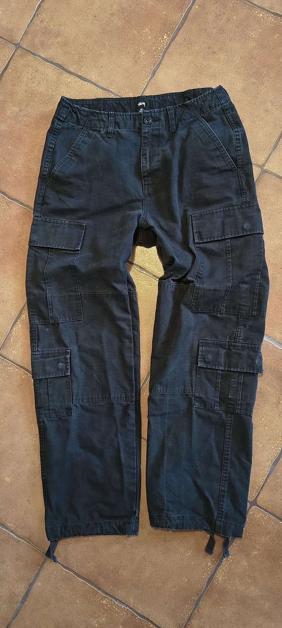 Stussy Black Stussy Ripstop Surplus Cargo pants Size US 28 / EU 44 - 1 Thumbnail