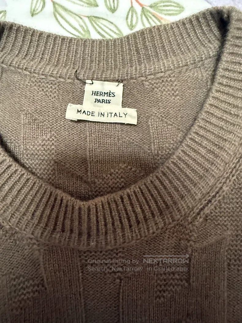 Hermes Hermes Lady Elephant Gray Sweater Size S / US 4 / IT 40 - 2 Thumbnail