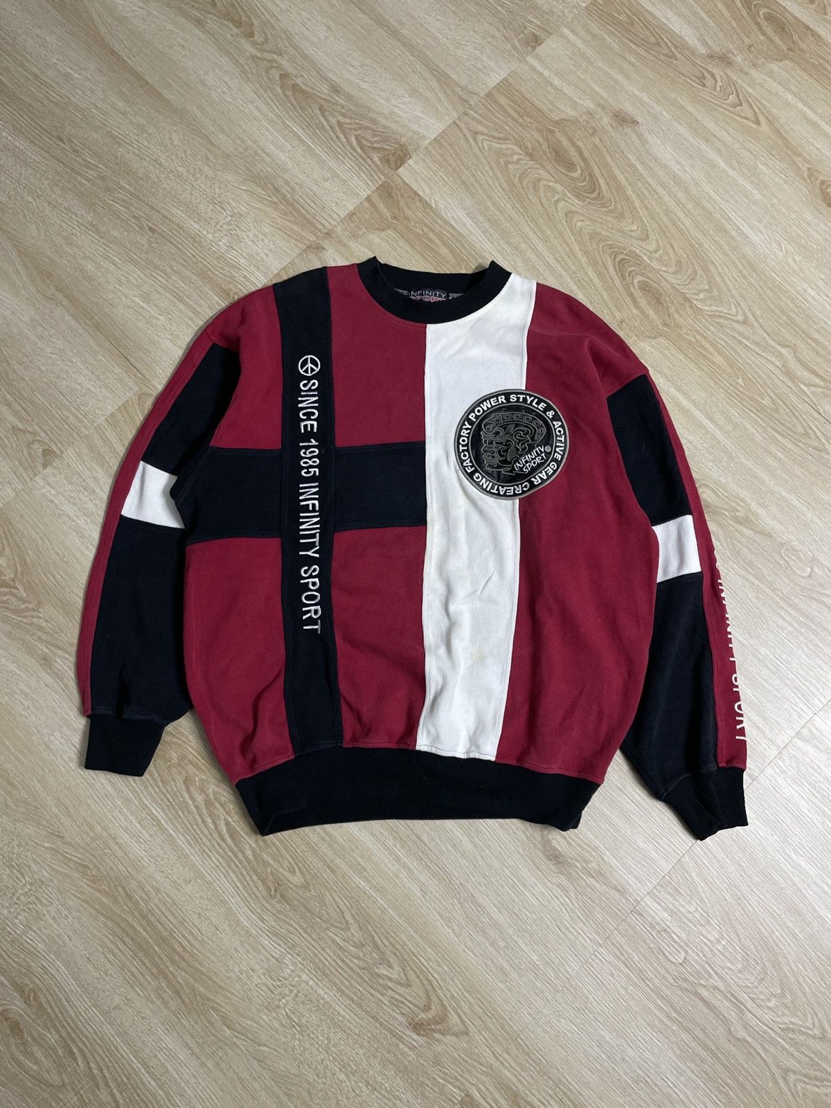Designer × Japanese Brand Infinity sport sweatshirt rare design Size US L / EU 52-54 / 3 - 1 Thumbnail