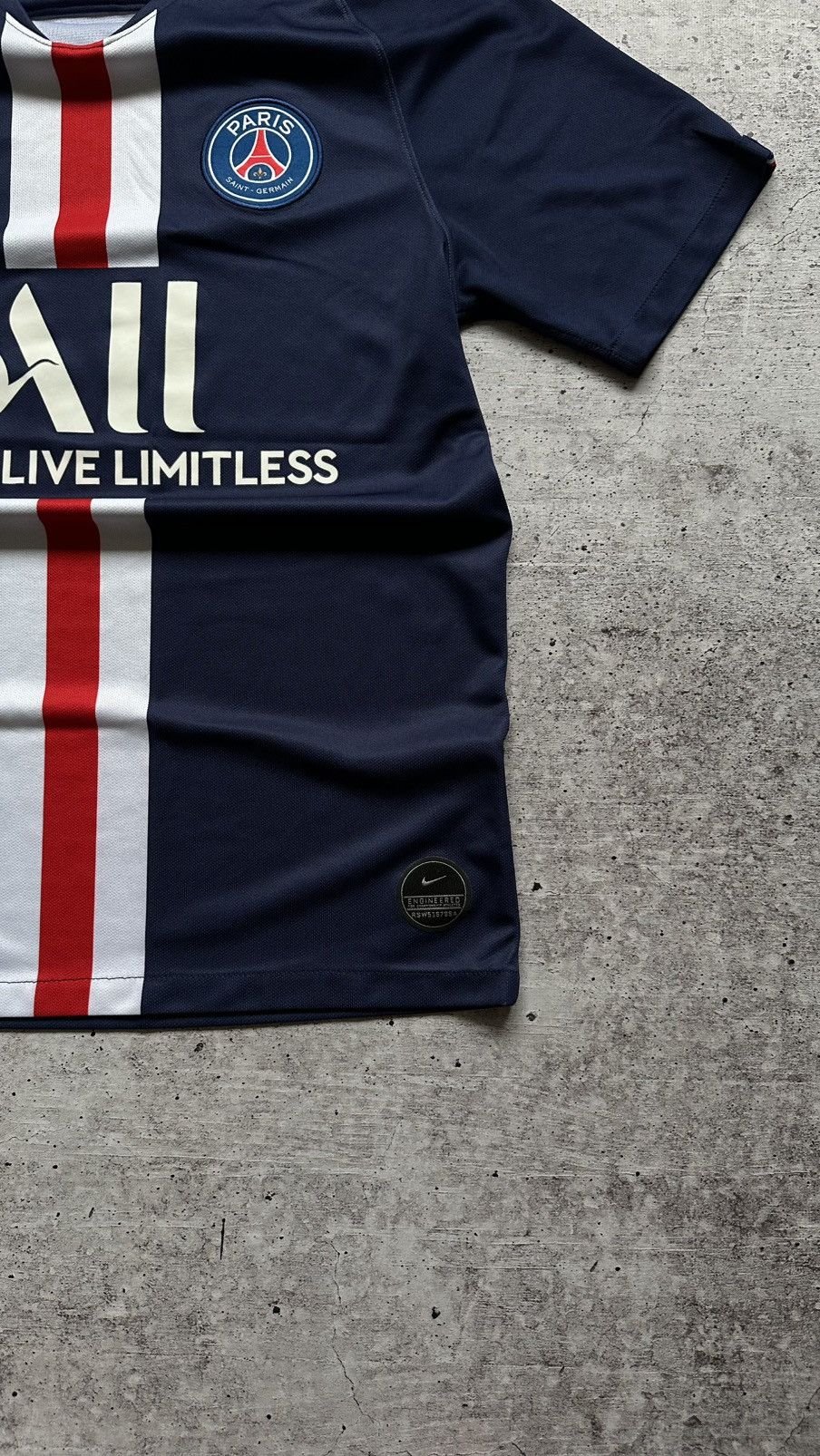 Nike 2019/20 Nike Paris Saint Germain PSG Soccer Jersey Size US M / EU 48-50 / 2 - 4 Thumbnail