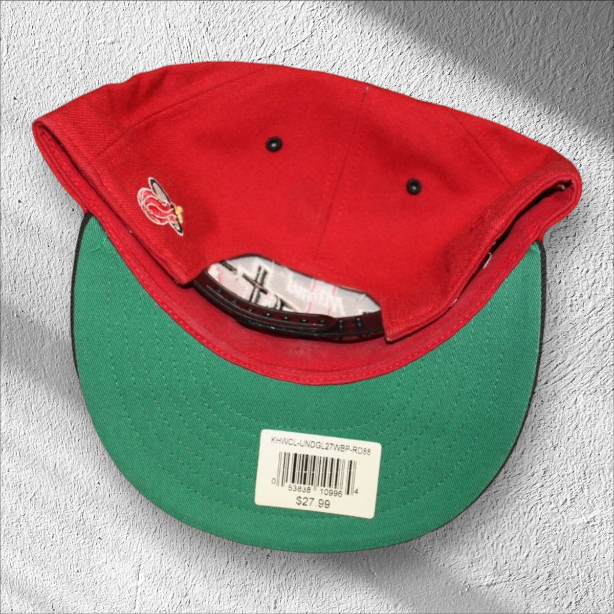 47 Brand Vintage Miami Heat 47 Brand 2-Tone Snapback Hat Size ONE SIZE - 3 Thumbnail