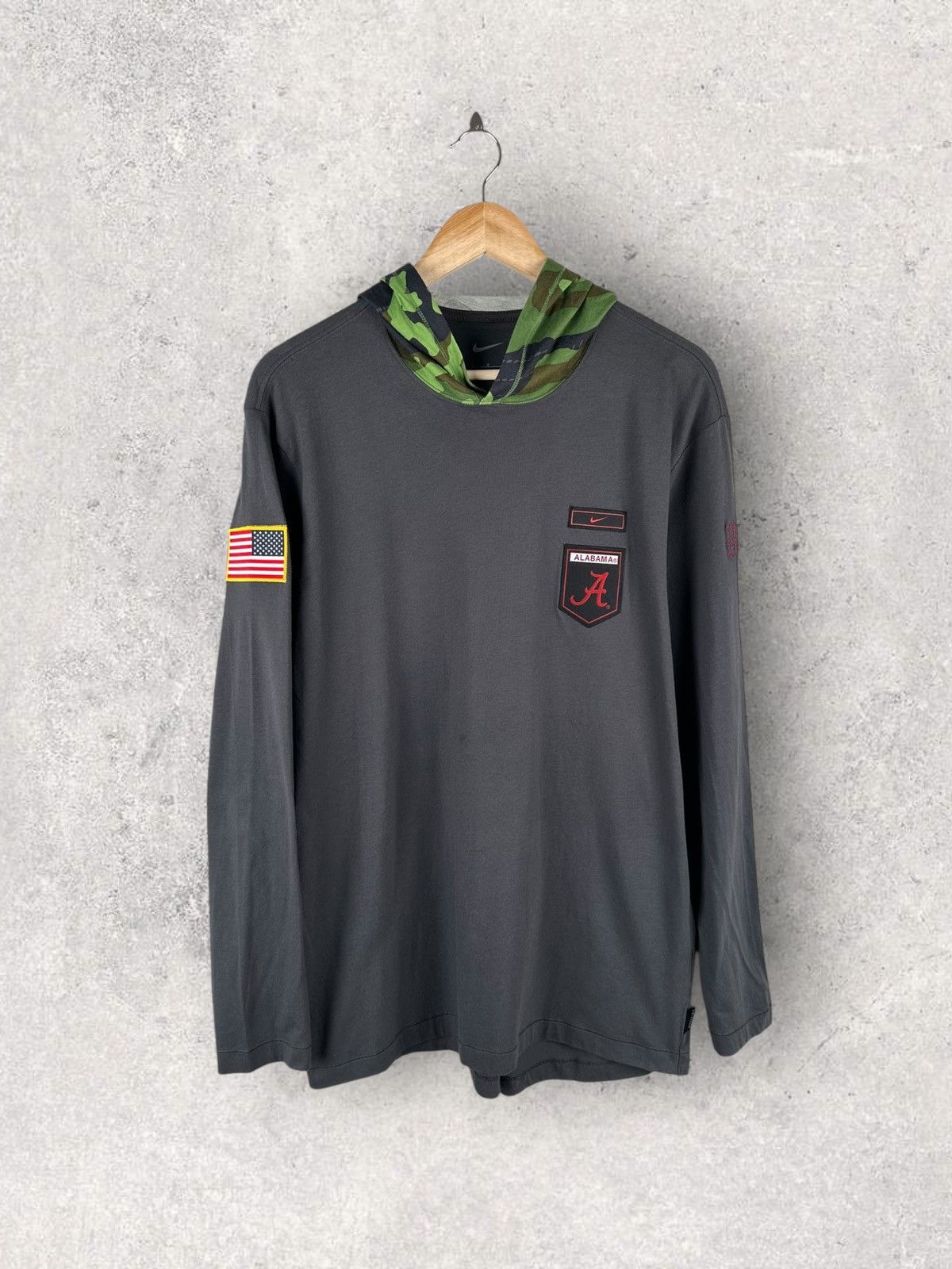 Nike Nike Camo Hoodie Size US L / EU 52-54 / 3 - 1 Thumbnail