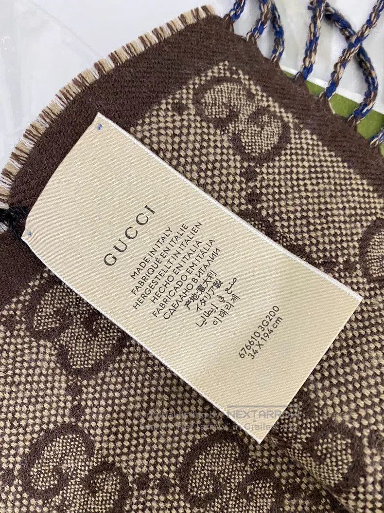 Gucci Gucci Scarf denim blue Size ONE SIZE - 5 Thumbnail