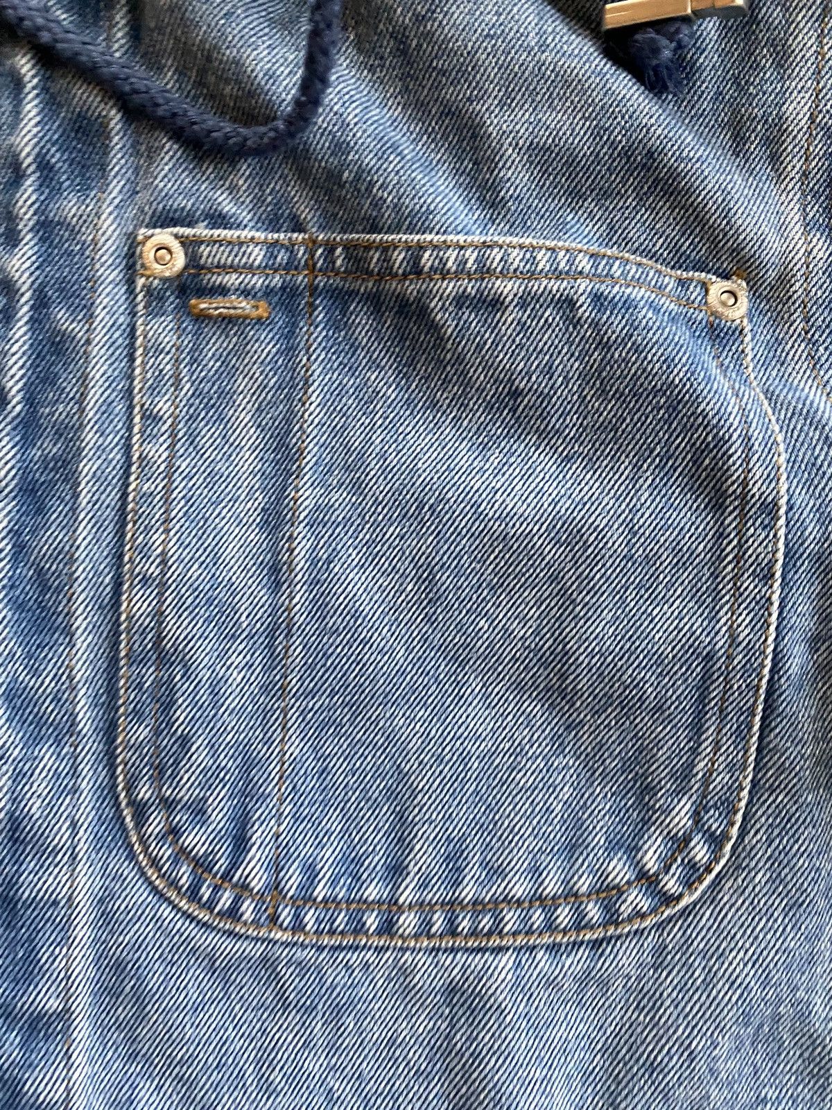 Vintage Vintage 90’s LA Blues Full Zip Hoodie Denim Jean Jacket Size US S / EU 44-46 / 1 - 6 Thumbnail
