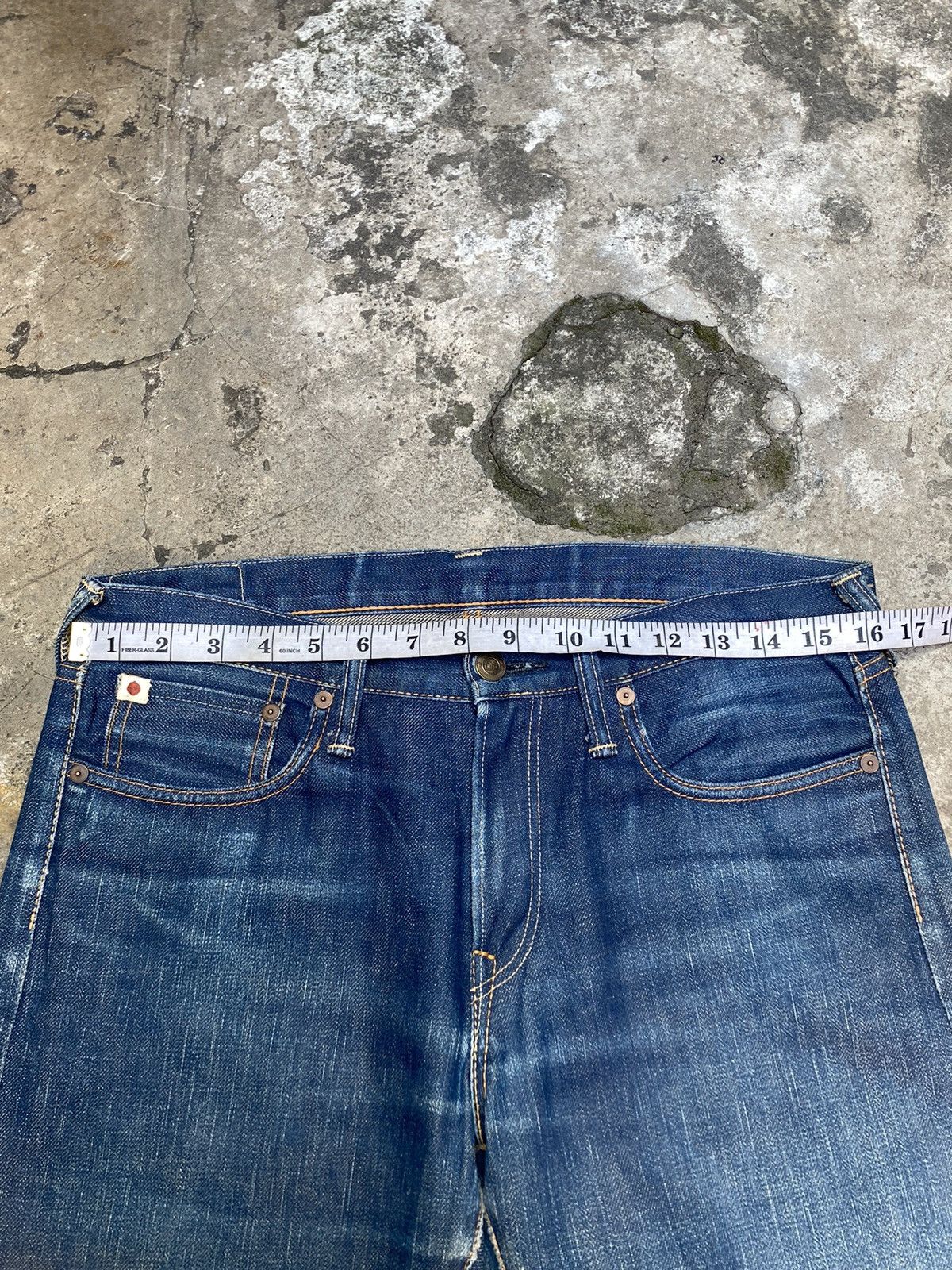 45rpm Distressed 45RPM Selvedge Denim Pants Size US 32 / EU 48 - 9 Thumbnail