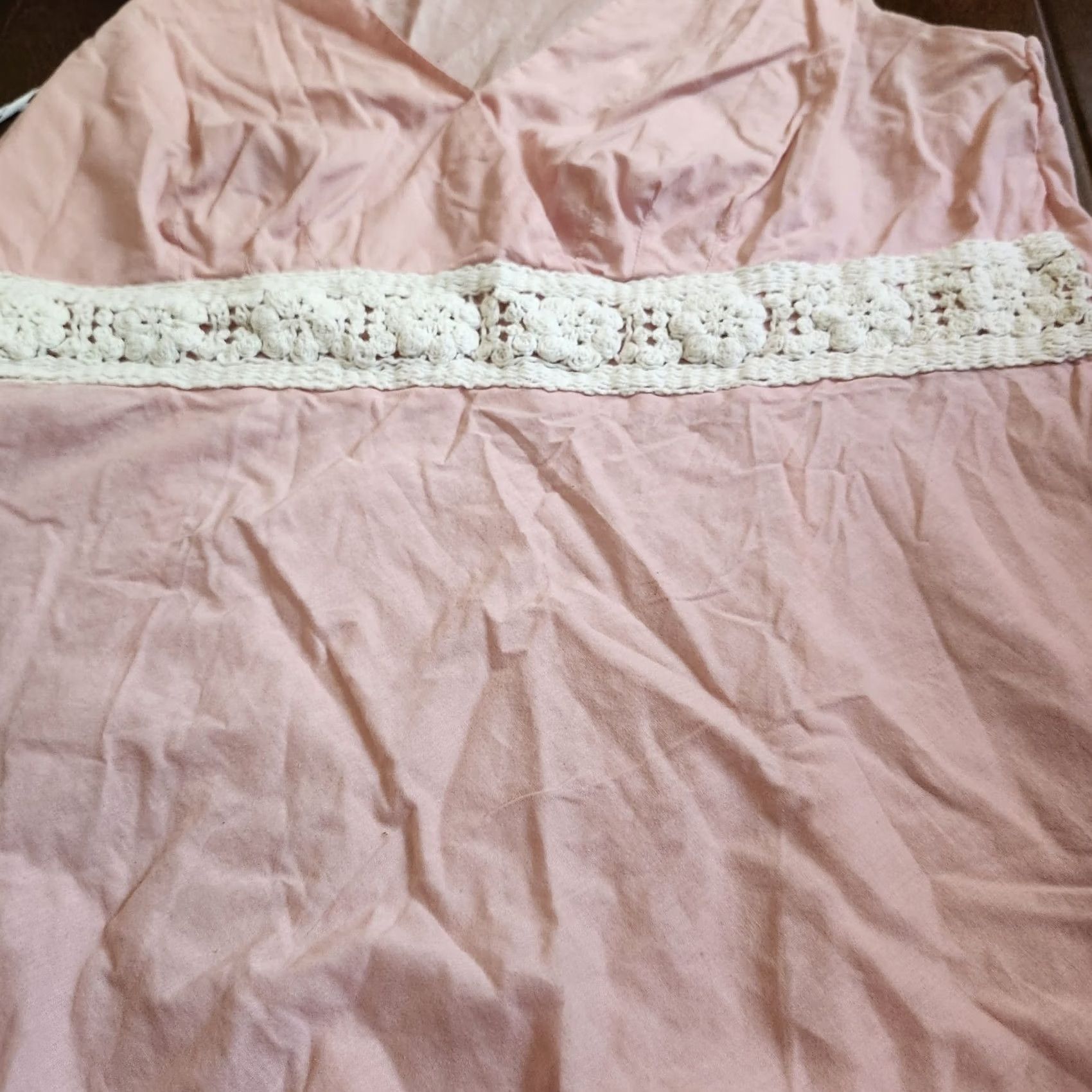 Nine West Nine West & Co Women's Blouse Top Sleeveless Pink 16 Regular Cotton Solid Casual Party/Cocktail Travel Mens Women? Size XXL / US 16-18 / IT 52-54 - 4 Thumbnail