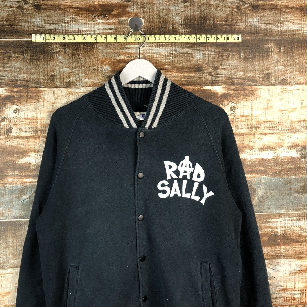 Japanese Brand DL Rad Sally skull Bombers varsity sweater Jacket #A2451 Size US M / EU 48-50 / 2 - 3 Thumbnail