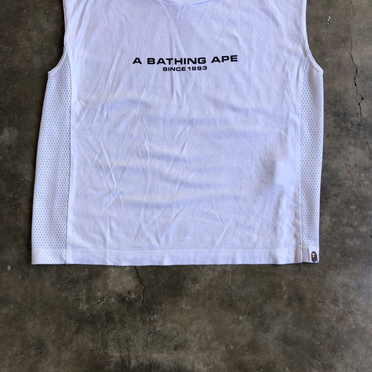 Bape Bape A Bathing Ape 1993 1st Camo Sleveeless T-shirt White Size US S / EU 44-46 / 1 - 6 Thumbnail
