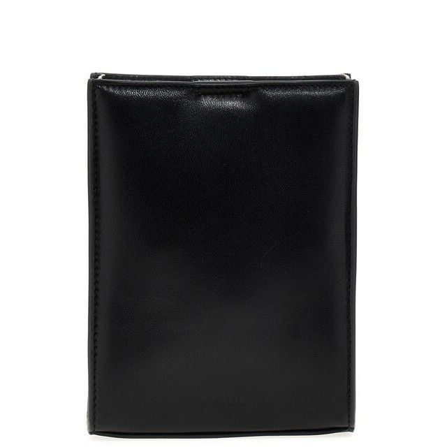 Jil Sander JIL SANDER Tangle Black Leather Shoulder Bag New Size ONE SIZE - 1 Thumbnail