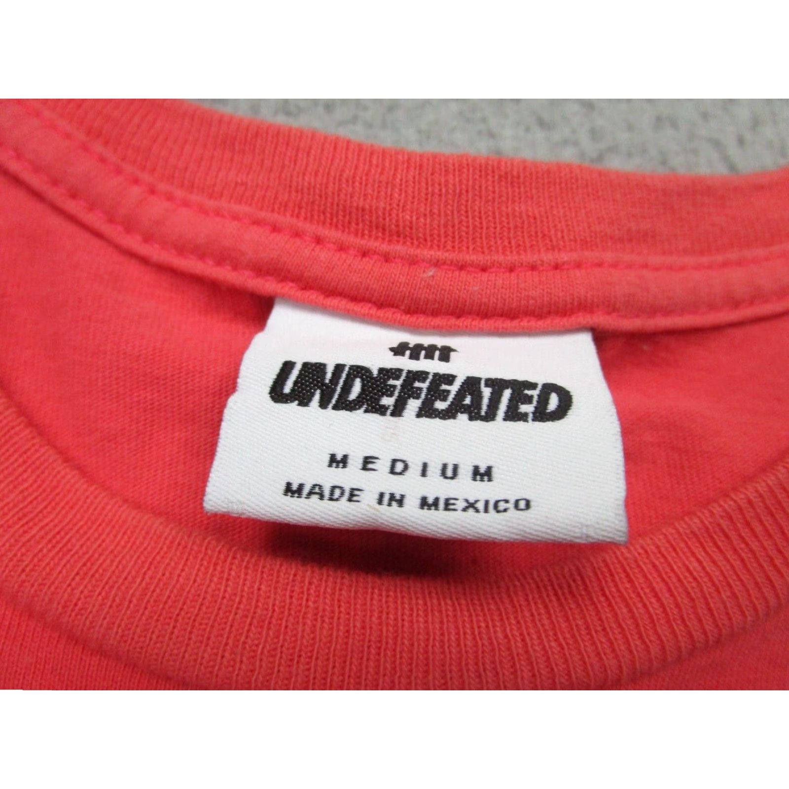 Undefeated VINTAGE Undefeated T-Shirt Men Medium Orange Casual 90s USA Cotton Size US M / EU 48-50 / 2 - 5 Thumbnail