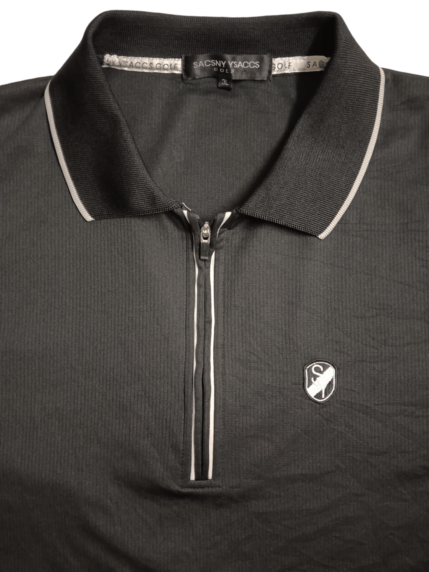 Yohji Yamamoto Sacsny Y'Saccs Golf Half Zipper T-shirt Size US XL / EU 56 / 4 - 3 Thumbnail
