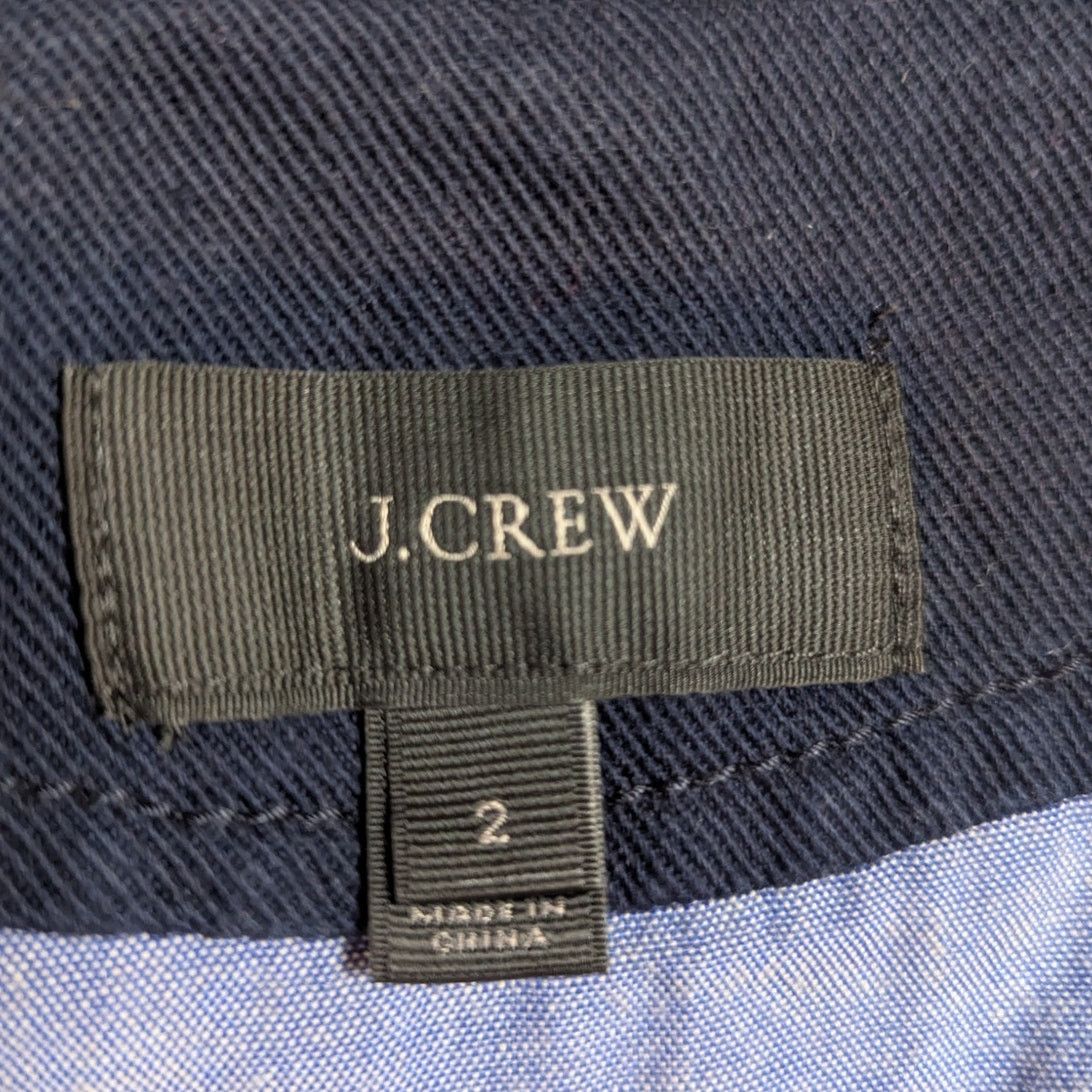 J.Crew J. Crew Canvas Double Breasted Pea Coat Blue Size 2 Size XS / US 0-2 / IT 36-38 - 4 Thumbnail