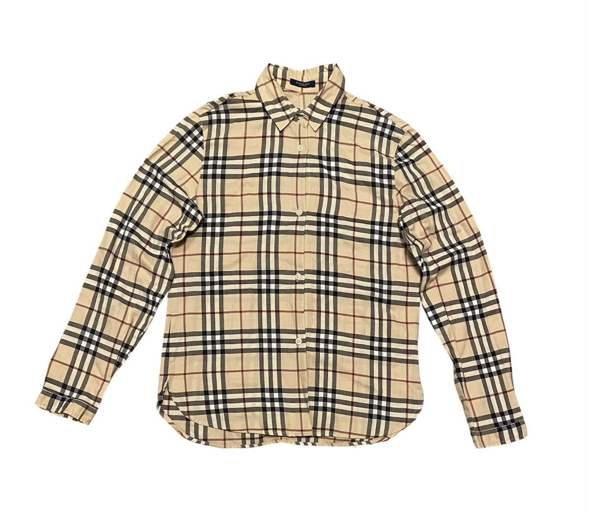 Burberry Burberry Burberrys Shirt Button Downs Vintage Nova Check Size US S / EU 44-46 / 1 - 1 Thumbnail
