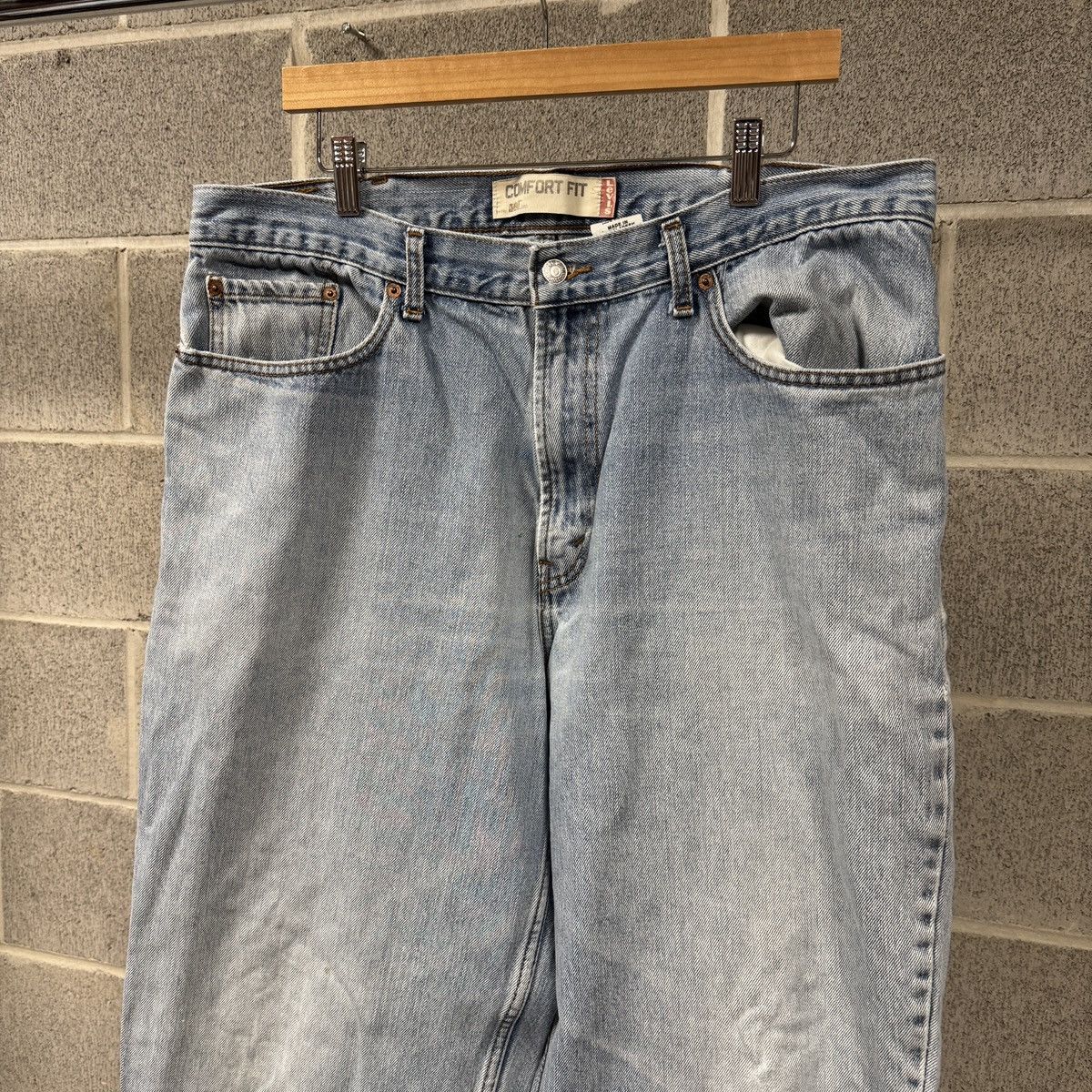 Levi's Levi's 560 Baggy Thrashed Faded Jeans ERD Grunge Chrome Size US 38 / EU 54 - 3 Thumbnail