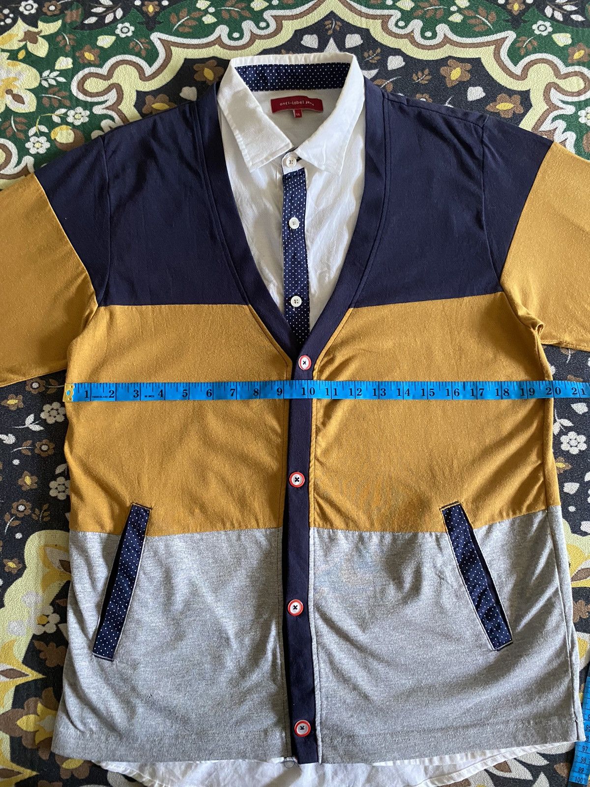 Japanese Brand × Vintage Japanese Brand Anti-label A/L Double Layer Long Sleeve Size US M / EU 48-50 / 2 - 13 Thumbnail
