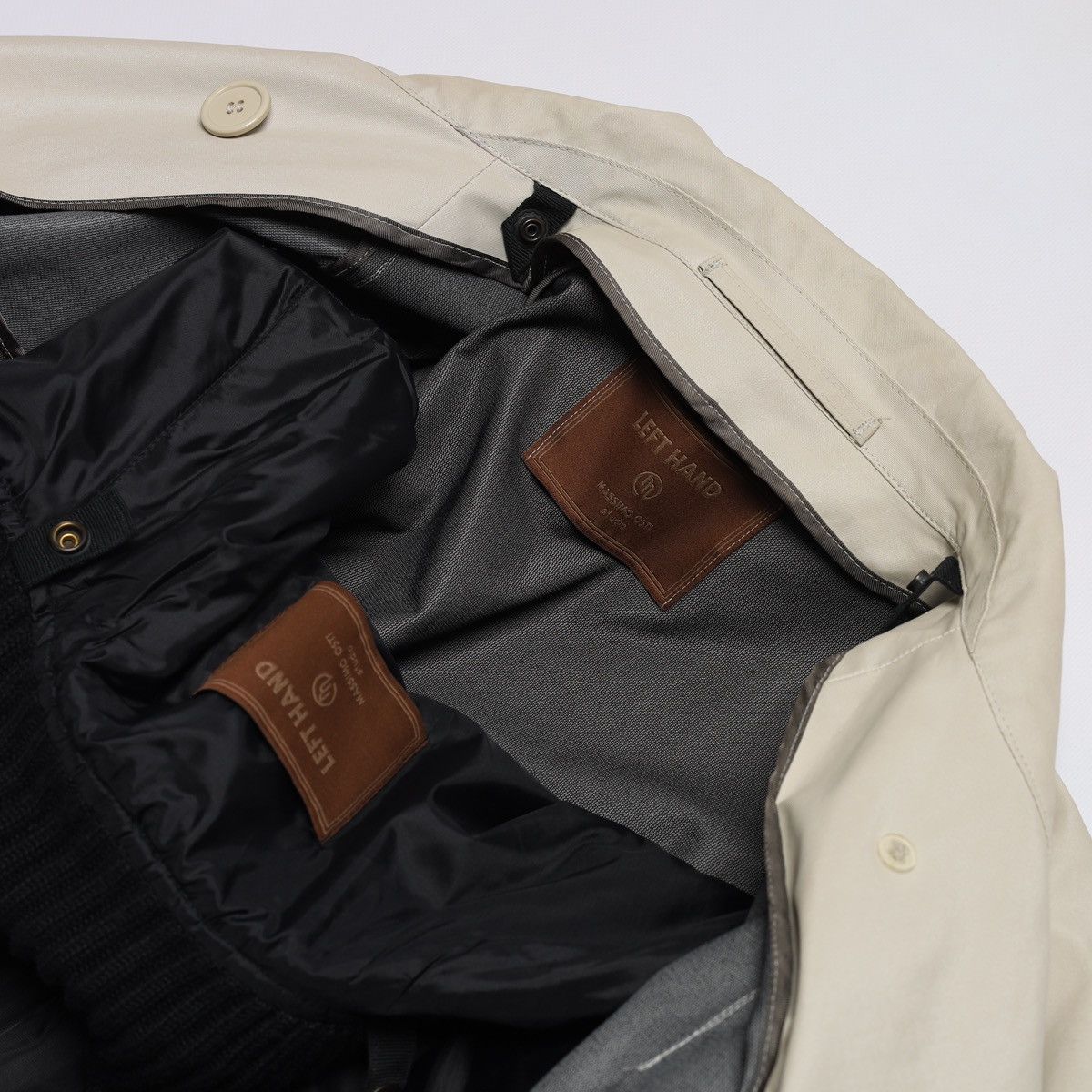 Left Hand Left Hand by Massimo Osti Thermo Joint Vintage Breasted Coat Size US S / EU 44-46 / 1 - 13 Thumbnail