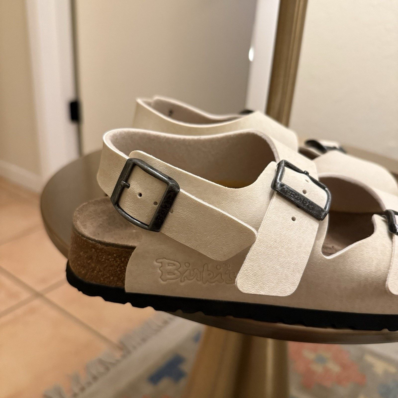 Birkenstock Birki’s Birkenstock Milano Molted Ivory SlingBack Sandals Size US 6 / IT 36 - 4 Thumbnail