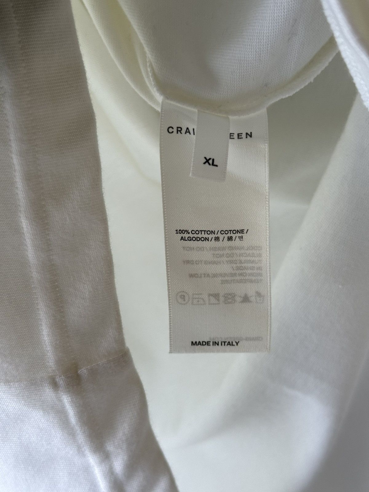 Craig Green CRAIG GREEN White Metal Ring Long Sleeve Tee Size US XL / EU 56 / 4 - 6 Thumbnail