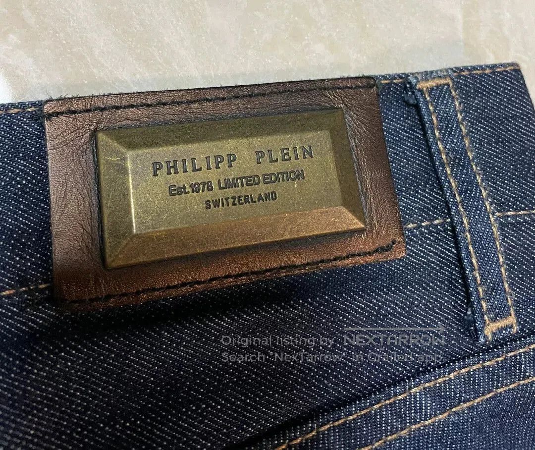 Philipp Plein philipp plein denim pants with skull design. Size US 36 / EU 52 - 9 Thumbnail