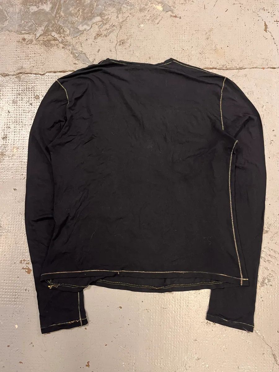 Roberto Cavalli 2000s Roberto Cavalli Astrology Black Longsleeves Size M / US 6-8 / IT 42-44 - 7 Thumbnail