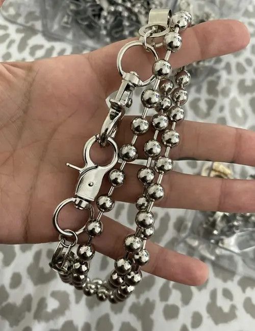 Other Unisex Metal Bead Pants Keychain Size ONE SIZE - 3 Thumbnail