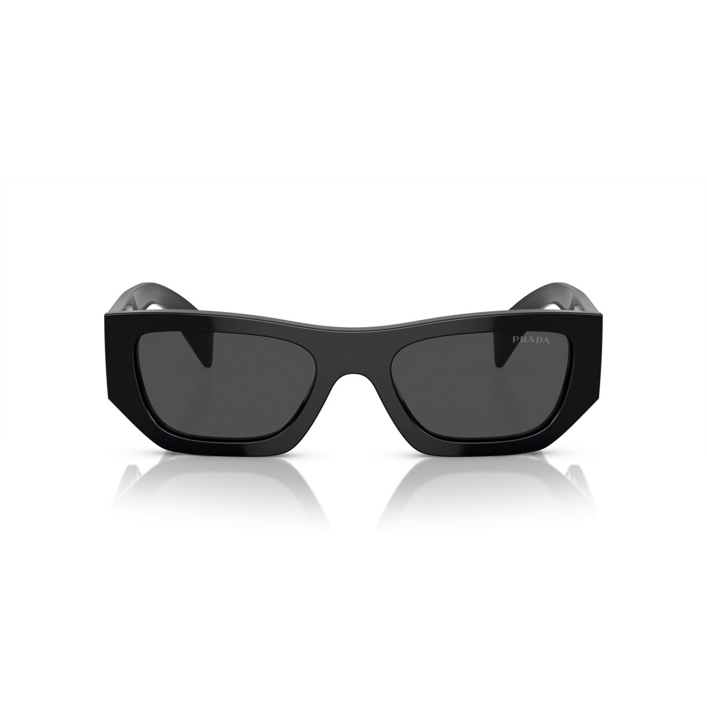 Prada PRADA Unisex Logo Rectangular Sunglasses Size ONE SIZE - 5 Thumbnail