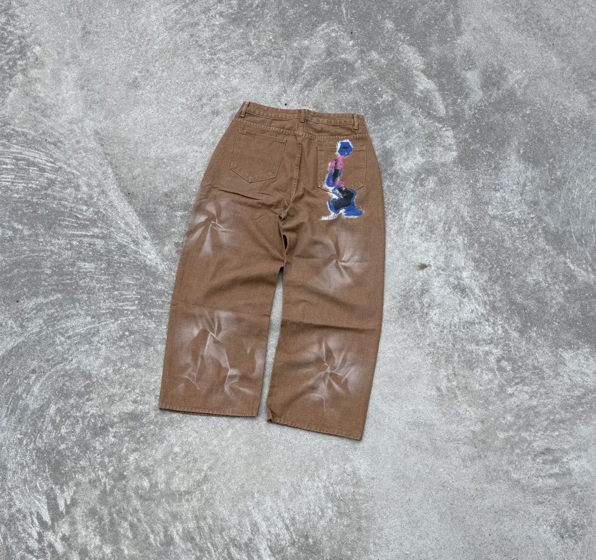 Other Vintage Y2K avantgarde streetwear buggy wide oversized jeans Size US 32 / EU 48 - 2 Thumbnail