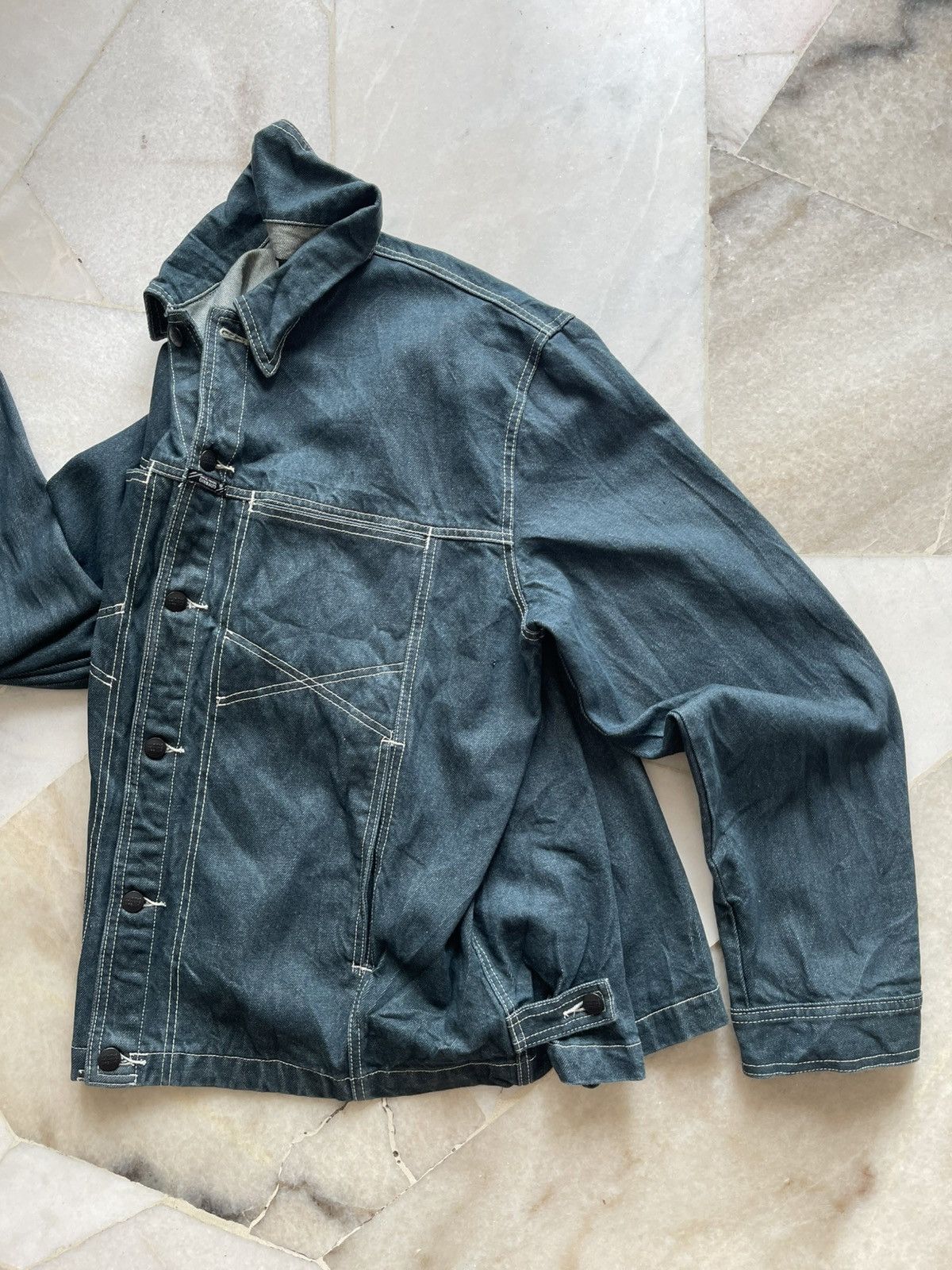 CLOSED × Marithe + Francois Girbaud 2000s Marithe Francois Girbaud Denim Jacket Size US XL / EU 56 / 4 - 5 Thumbnail