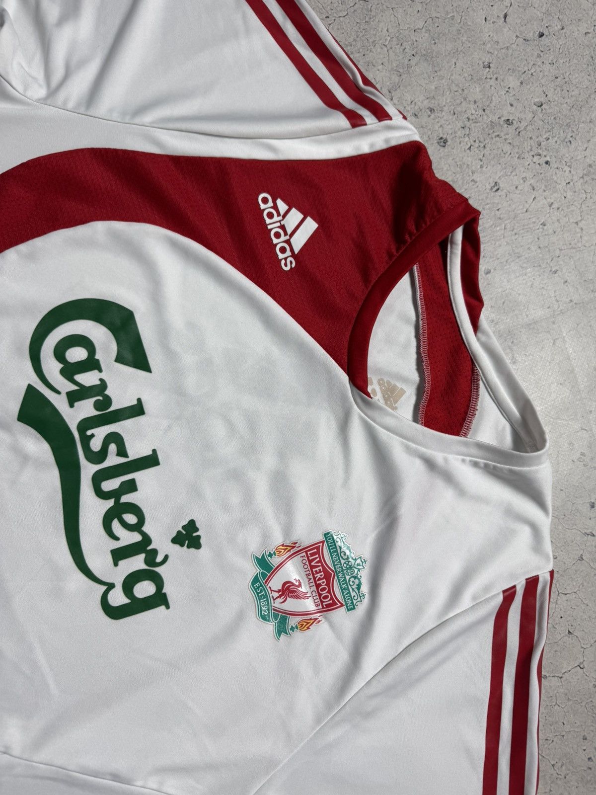 Adidas Adidas FC Liverpool Vintage 2007 Soccer Jersey Size US L / EU 52-54 / 3 - 4 Thumbnail