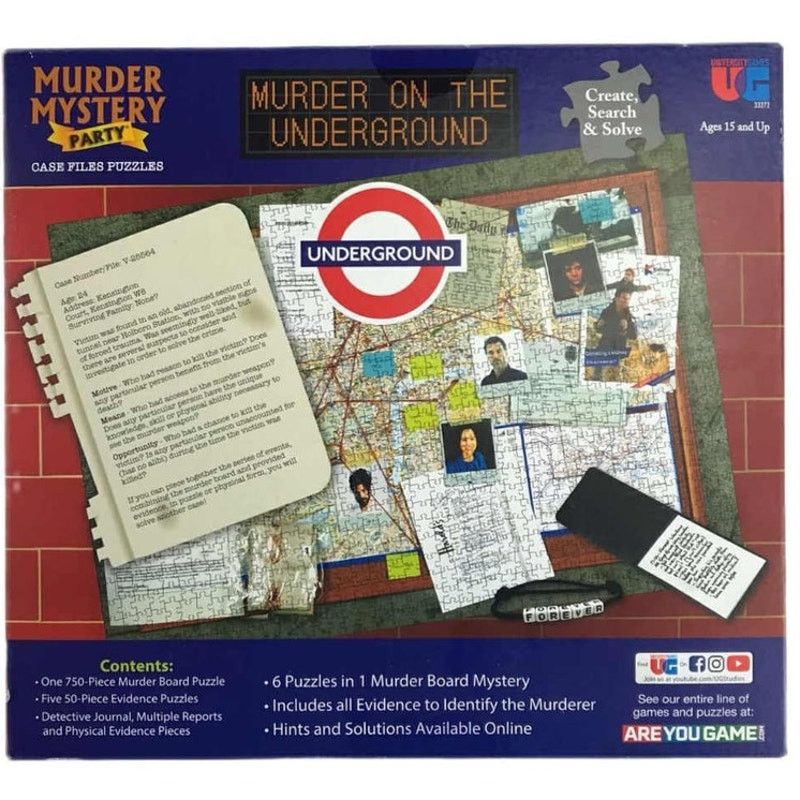 Other Murder Mystery Case Files Murder Puzzle Party Board Game Size ONE SIZE - 7 Thumbnail