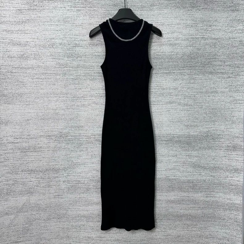 Loewe LOEWE Black long elastic dress Size M / US 6-8 / IT 42-44 - 3 Thumbnail