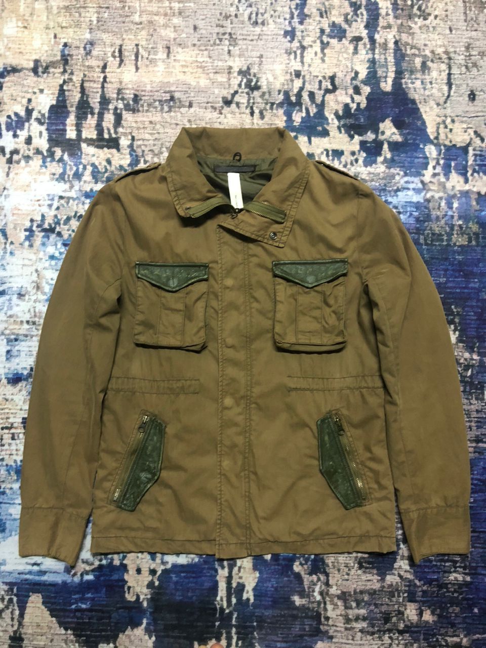 Japanese Brand Heritage Stone Cargo Pocket Jacket Leather Part Rare Design Size US M / EU 48-50 / 2 - 1 Thumbnail