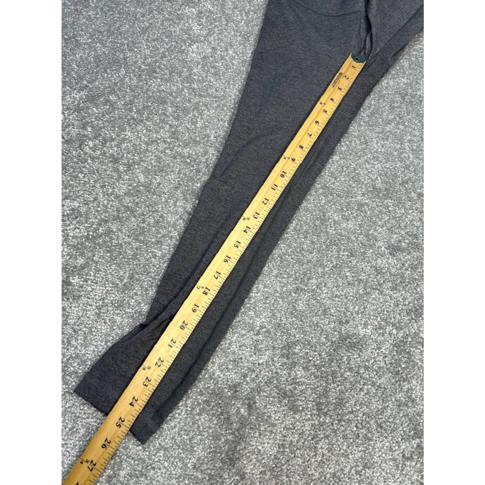 Lululemon Lululemon Wunder Under HR Tight Luxtreme Legging Pants Women 4 Gray Gym Training Size 27" / US 4 / IT 40 - 5 Thumbnail